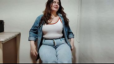 Cute Chubby Girl Masturbates and Squirts