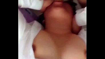 Teen doing splits on his cock